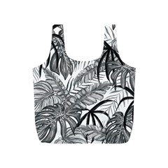 Drawing Leaves Nature Picture Full Print Recycle Bag (s) by Sapixe