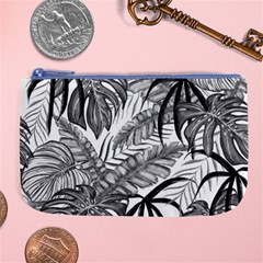 Drawing Leaves Nature Picture Large Coin Purse by Sapixe