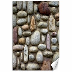 The Stones Facade Wall Building Canvas 20  X 30  by Sapixe