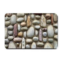 The Stones Facade Wall Building Small Doormat  by Sapixe