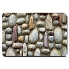 The Stones Facade Wall Building Large Doormat  by Sapixe