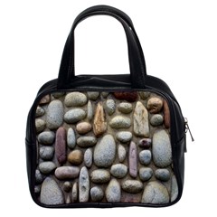 The Stones Facade Wall Building Classic Handbag (two Sides) by Sapixe