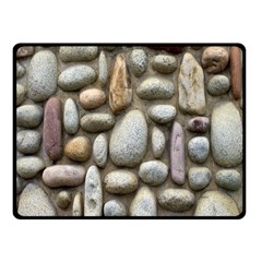 The Stones Facade Wall Building Fleece Blanket (small) by Sapixe