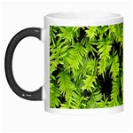 Green Hedge Texture Yew Plant Bush Leaf Morph Mugs Left