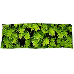 Green Hedge Texture Yew Plant Bush Leaf Body Pillow Case Dakimakura (two Sides) by Sapixe