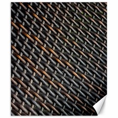 Rattan Wood Background Pattern Canvas 20  X 24  by Sapixe