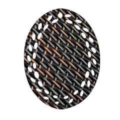 Rattan Wood Background Pattern Ornament (oval Filigree) by Sapixe