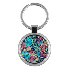 Leaves Tropical Picture Plant Key Chains (round)  by Sapixe