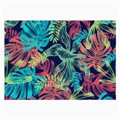 Leaves Tropical Picture Plant Large Glasses Cloth (2-side) by Sapixe