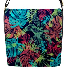 Leaves Tropical Picture Plant Flap Closure Messenger Bag (s) by Sapixe