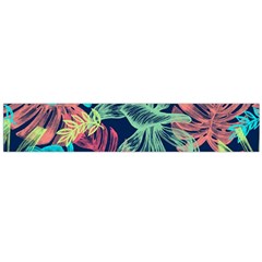 Leaves Tropical Picture Plant Large Flano Scarf  by Sapixe