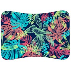 Leaves Tropical Picture Plant Velour Seat Head Rest Cushion