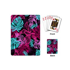 Leaves Drawing Reason Pattern Playing Cards (mini) by Sapixe