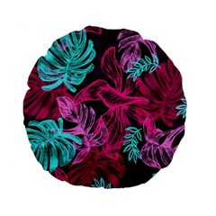 Leaves Drawing Reason Pattern Standard 15  Premium Round Cushions by Sapixe