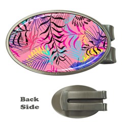 Illustration Reason Leaves Design Money Clips (oval)  by Sapixe