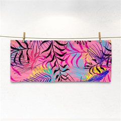 Illustration Reason Leaves Design Hand Towel by Sapixe