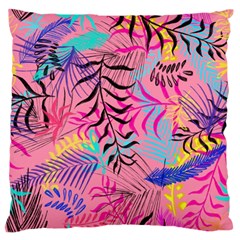 Illustration Reason Leaves Design Standard Flano Cushion Case (one Side) by Sapixe