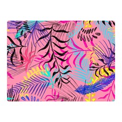 Illustration Reason Leaves Design Double Sided Flano Blanket (mini)  by Sapixe