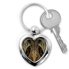 Fractal Art Graphic Design Image Key Chains (heart)  by Sapixe