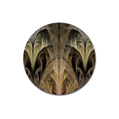 Fractal Art Graphic Design Image Magnet 3  (round) by Sapixe