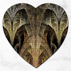 Fractal Art Graphic Design Image Jigsaw Puzzle (heart) by Sapixe