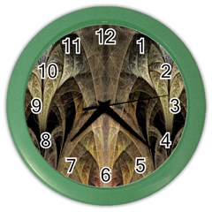 Fractal Art Graphic Design Image Color Wall Clock