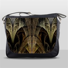 Fractal Art Graphic Design Image Messenger Bag by Sapixe