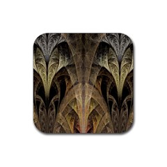 Fractal Art Graphic Design Image Rubber Coaster (square)  by Sapixe