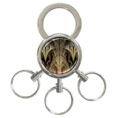 Fractal Art Graphic Design Image 3-ring Key Chains by Sapixe