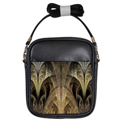 Fractal Art Graphic Design Image Girls Sling Bag by Sapixe