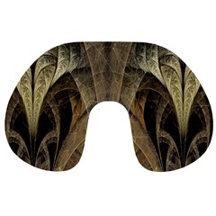 Fractal Art Graphic Design Image Travel Neck Pillows by Sapixe