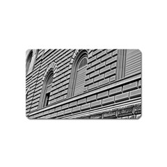 Brickwork Stone Building Facade Magnet (name Card) by Sapixe