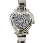 Brickwork Stone Building Facade Heart Italian Charm Watch Front