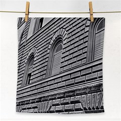 Brickwork Stone Building Facade Face Towel by Sapixe