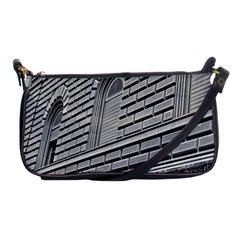 Brickwork Stone Building Facade Shoulder Clutch Bag by Sapixe