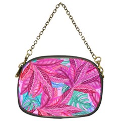 Leaves Tropical Reason Stamping Chain Purse (one Side) by Sapixe