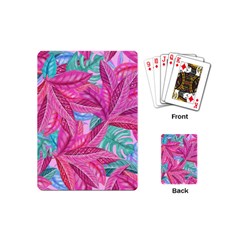 Leaves Tropical Reason Stamping Playing Cards (mini) by Sapixe