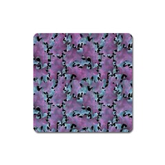 Modern Abstract Texture Pattern Square Magnet by dflcprints