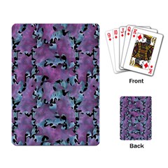 Modern Abstract Texture Pattern Playing Cards Single Design