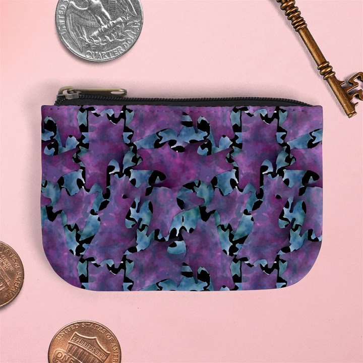 Modern Abstract Texture Pattern Mini Coin Purse