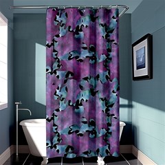 Modern Abstract Texture Pattern Shower Curtain 36  X 72  (stall)  by dflcprints