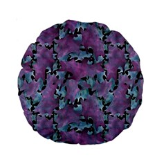 Modern Abstract Texture Pattern Standard 15  Premium Round Cushions by dflcprints