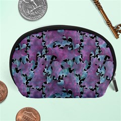 Modern Abstract Texture Pattern Accessory Pouch (large) by dflcprints