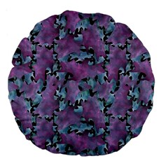 Modern Abstract Texture Pattern Large 18  Premium Flano Round Cushions by dflcprints