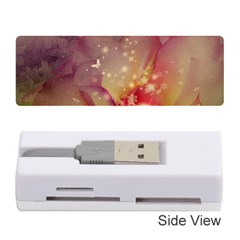 Wonderful Roses With Butterflies And Light Effects Memory Card Reader (stick) by FantasyWorld7