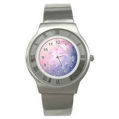 Wonderful Roses In Soft Colors Stainless Steel Watch by FantasyWorld7