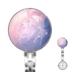 Wonderful Roses In Soft Colors Stainless Steel Nurses Watch by FantasyWorld7