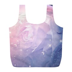 Wonderful Roses In Soft Colors Full Print Recycle Bag (l) by FantasyWorld7