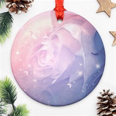 Wonderful Roses In Soft Colors Ornament (round) by FantasyWorld7