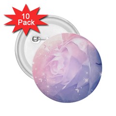 Wonderful Roses In Soft Colors 2 25  Buttons (10 Pack)  by FantasyWorld7